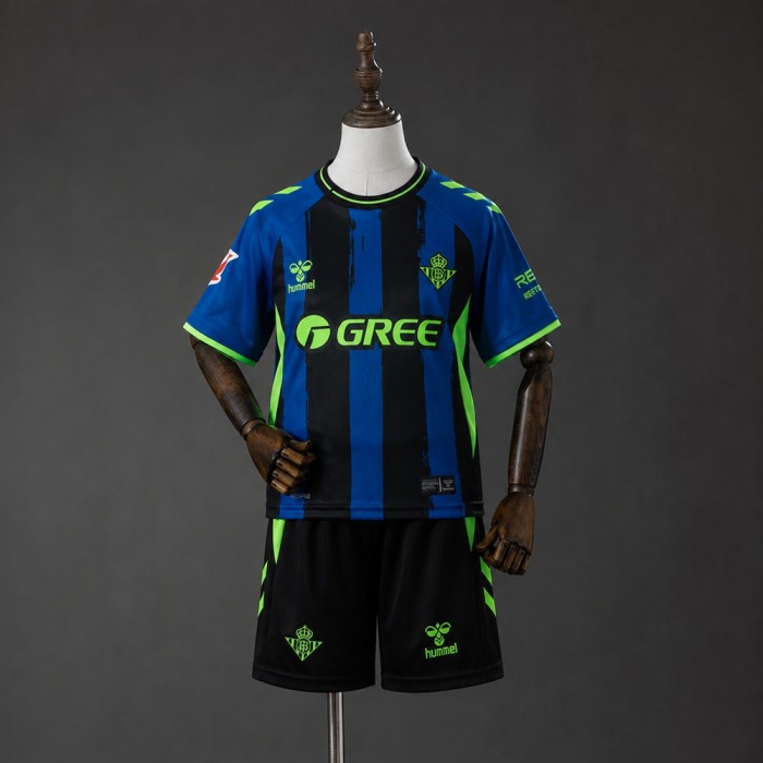 Kids Real Betis Third Jersey 2026-2027 Football Kit Soccer Shirt
