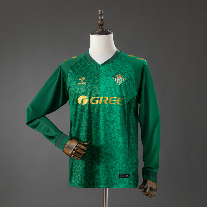 Real Betis Away Jersey 2026-2027 Long Sleeves Football Kit Soccer Shirt