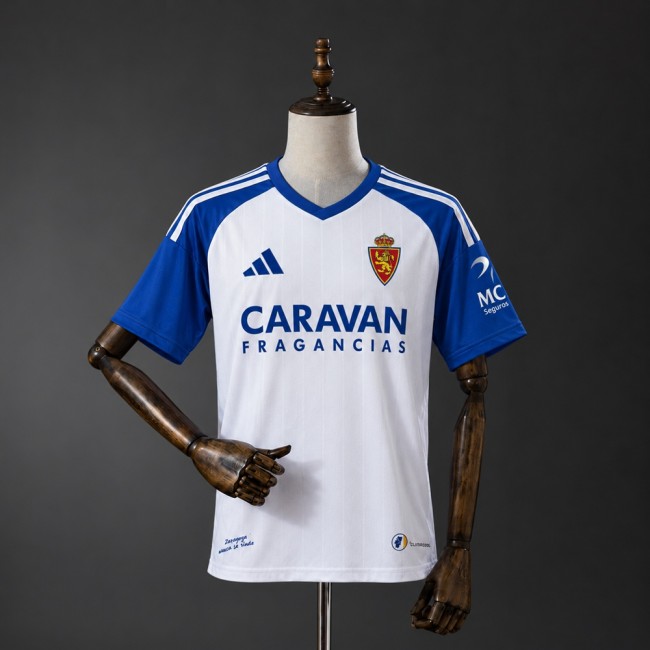 Real Zaragoza Home Jersey 2026-2027 Football Kit Soccer Shirt