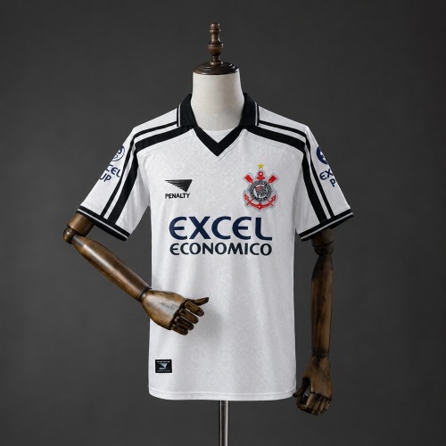 Corinthians Home Jersey 1998 Retro Football Kit Soccer Shirt