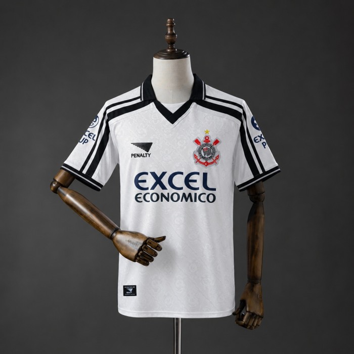 Corinthians Home Jersey 1998 Retro Football Kit Soccer Shirt
