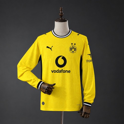 Dortmund Home Jersey 2026-2027 Long Sleeves Football Kit Soccer Shirt
