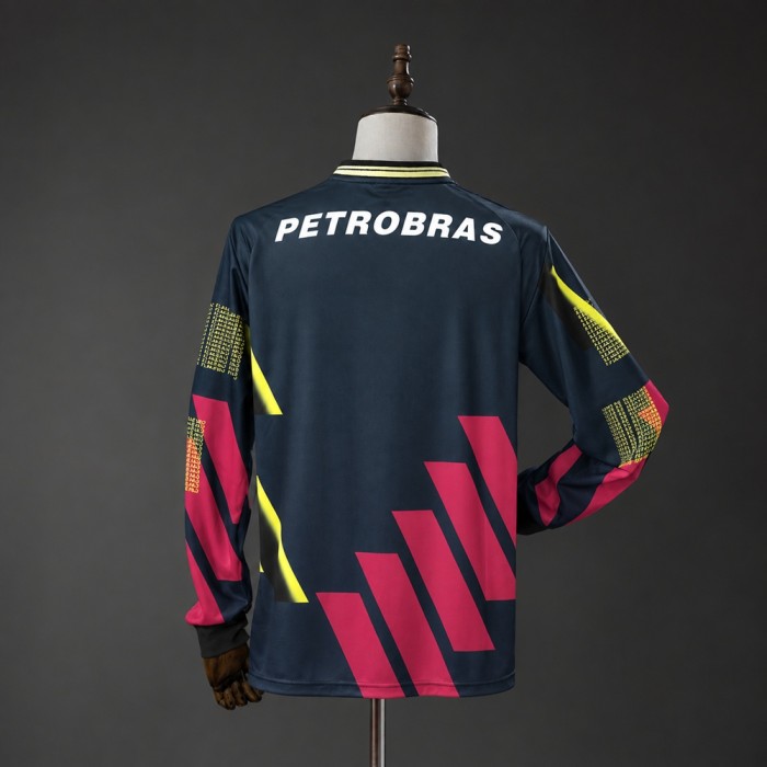 Flamengo Goalkeeper Jersey 1998 Retro Long Sleeves Football Kit Soccer Shirt