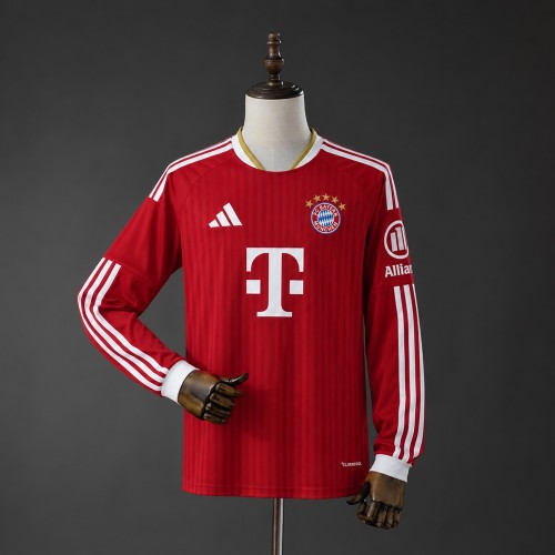 Bayern Munich Home Jersey 2026-2027 Long Sleeves Football Kit Soccer Shirt