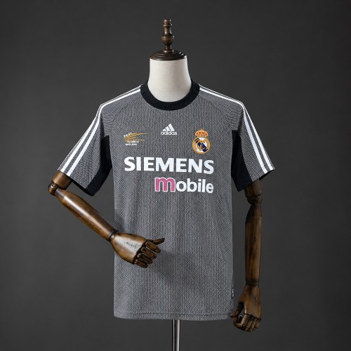 Real Madrid Jersey 2002-2003 Goalkeeper Retro Football Kit Soccer Shirt