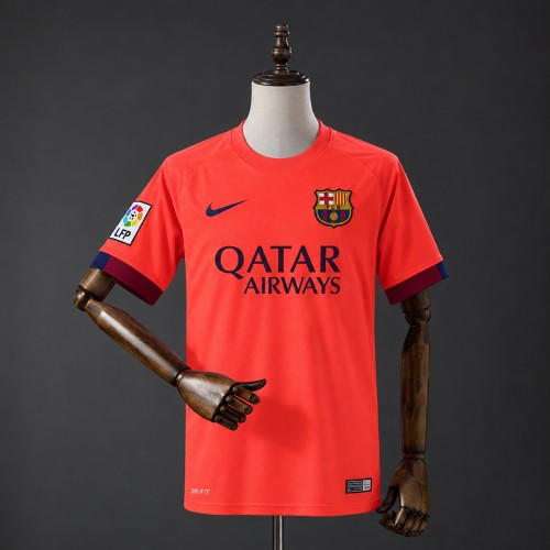 Barcelona Jersey 2014-2015 Away Retro Football Kit Soccer Shirt