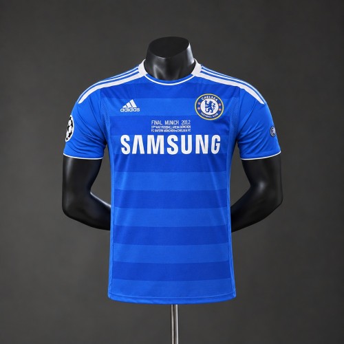 Player Version Chelsea Jersey 2011-12 Home Retro Football Kit Soccer Shirt