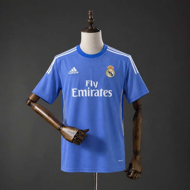 Real Madrid Jersey 2013-2014 Away Retro Football Kit Soccer Shirt