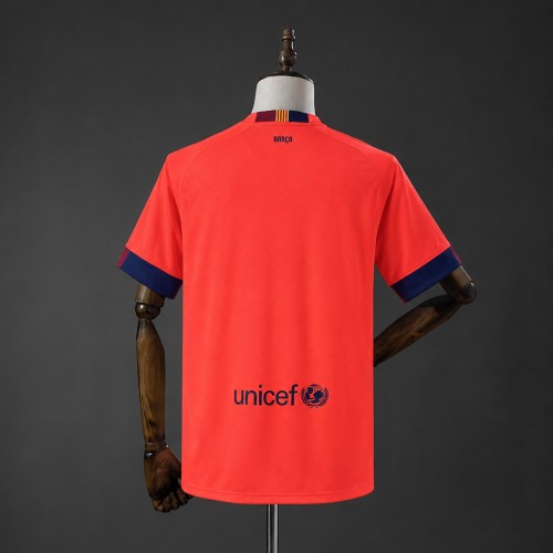Barcelona Jersey 2014-2015 Away Retro Football Kit Soccer Shirt