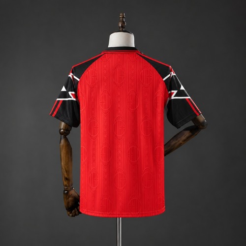 AC Milan Jersey 1997-1998 Fourth Retro Football Kit Soccer Shirt