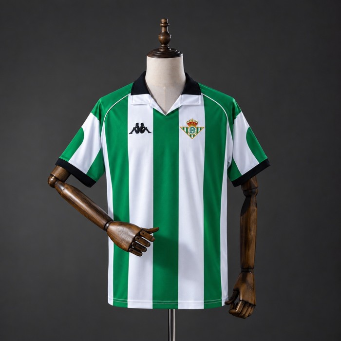 Real Betis Jersey 1998-1999 Home Retro Football Kit Soccer Shirt