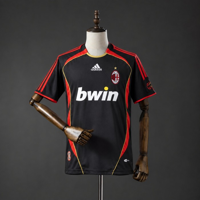 AC Milan Jersey 2006-2007 Third Retro Football Kit Soccer Shirt