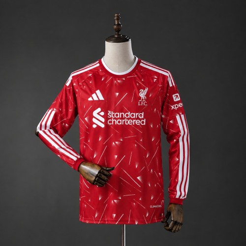 Liver Jersey 2026-2027 Home Long Sleeves Football Kit Soccer Shirt