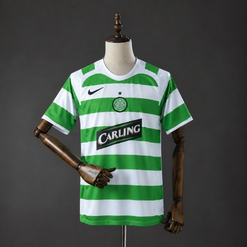 Celtic Jersey 2005-2006 Home Retro Football Kit Soccer Shirt