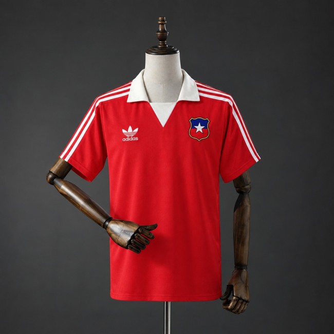 Chile Jersey 1982 Home Retro Football Kit Soccer Shirt