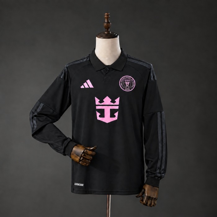 Inter Miami Jersey 2026-2027 Away Long SLeeves Football Kit Soccer Shirt