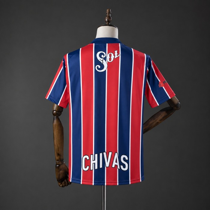 Chivas Jersey 1997-1998 Away Retro Football Kit Soccer Shirt