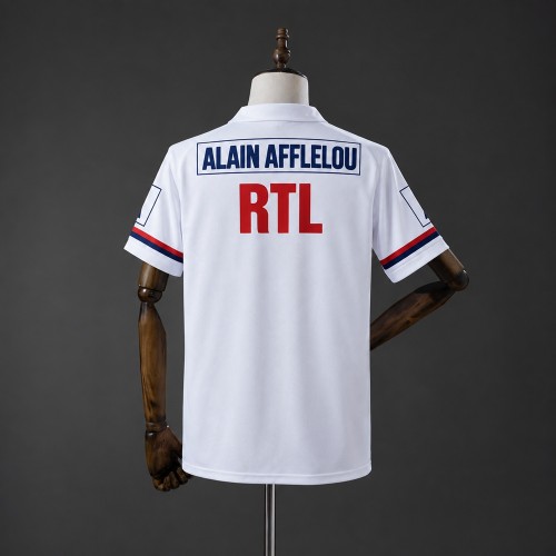 PSG Jersey 1990-1991 Home Retro Football Kit Soccer Shirt