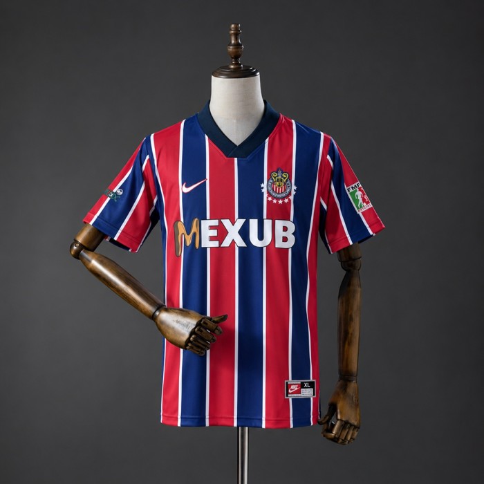 Chivas Jersey 1997-1998 Away Retro Football Kit Soccer Shirt