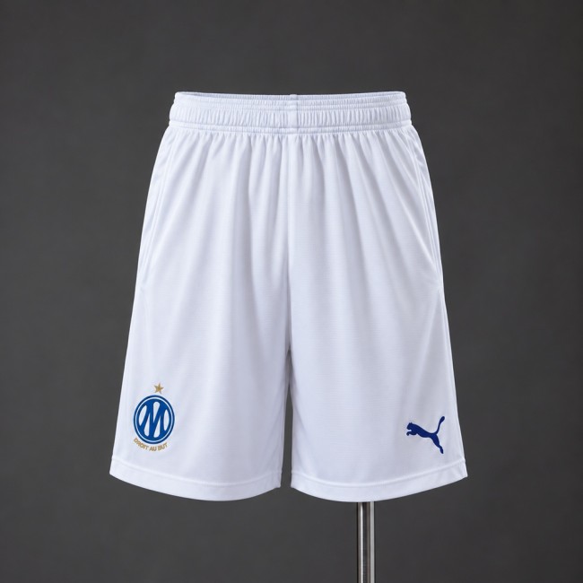 Marseille Shorts 2026-2027 Home Football Kit Soccer Shorts