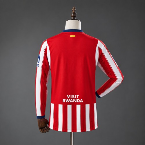 Atletico Madrid Jersey 2026-2027 Home Long Sleeves Football Kit Soccer Shirt
