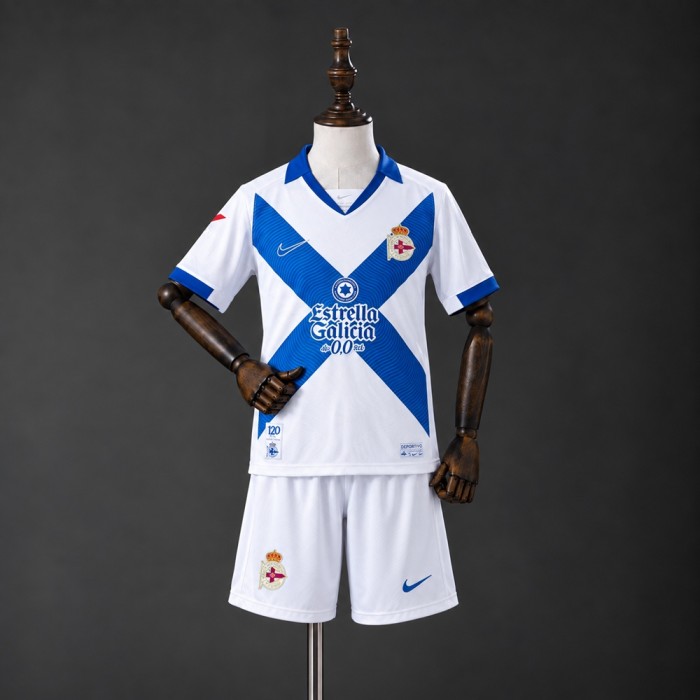 Kids La Coruña Jersey 2026-2027 Third Football Kit Soccer Shirt