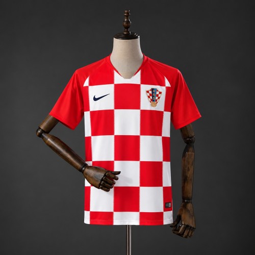 Croatia Jersey 2018 Home Retro Football Kit Soccer Shirt