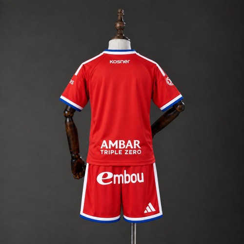 Kids Real Zaragoza Jersey 2026-2027 Away Football Kit Soccer Shirt