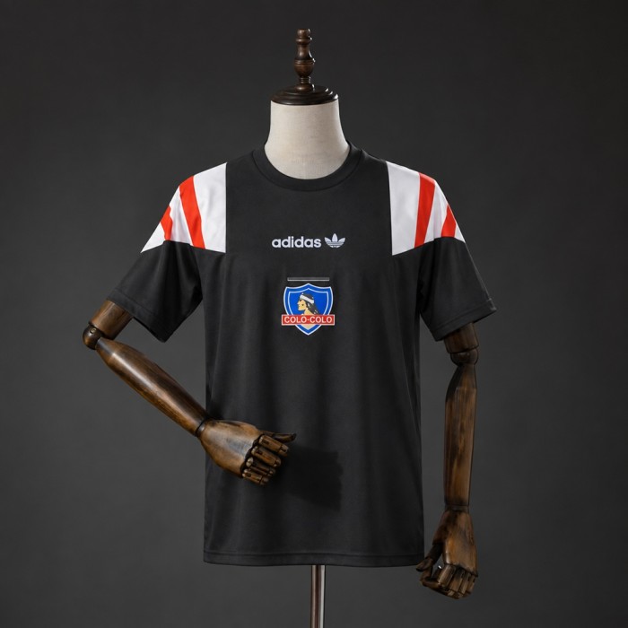 Colo Colo Jersey 2026  EQT Black Retro Football Kit Soccer Shirt