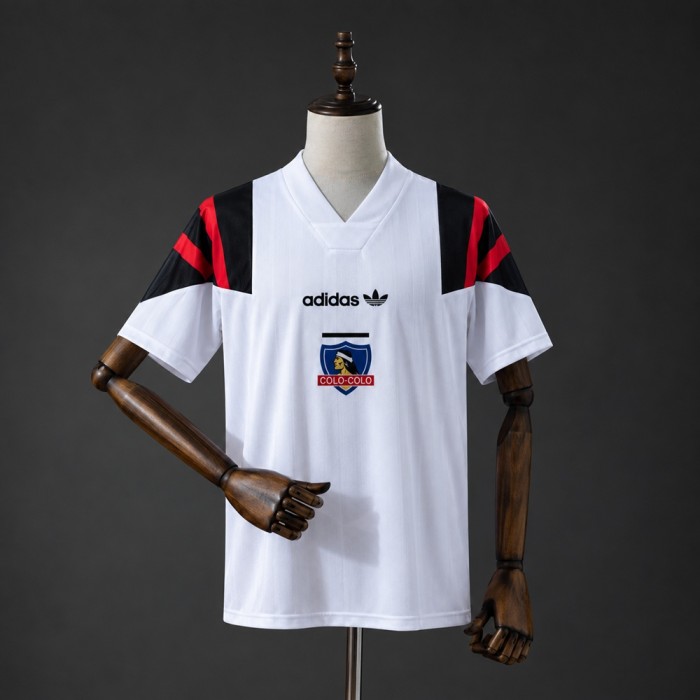 Colo Colo Jersey 2026 EQT White Retro Football Kit Soccer Shirt