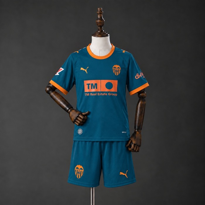 Kids Valencia Jersey 2026-2027 Away Football Kit Soccer Shirt