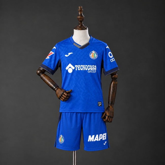 Kids Getafe Jersey 2026-2027 Home Football Kit Soccer Shirt