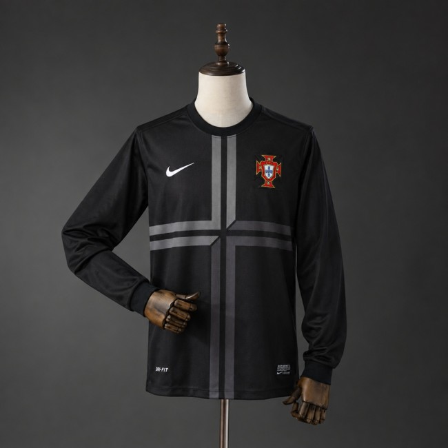Portugal Jersey 2013 Away Long Sleeves Retro Football Kit Soccer Shirt