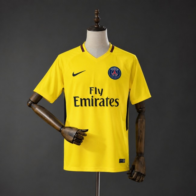 PSG Jersey 2017-2018 Away Retro Football Kit Soccer Shirt