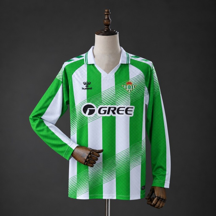 Real Betis Jersey 2026-2027 Home Long Sleeves Football Kit Soccer Shirt