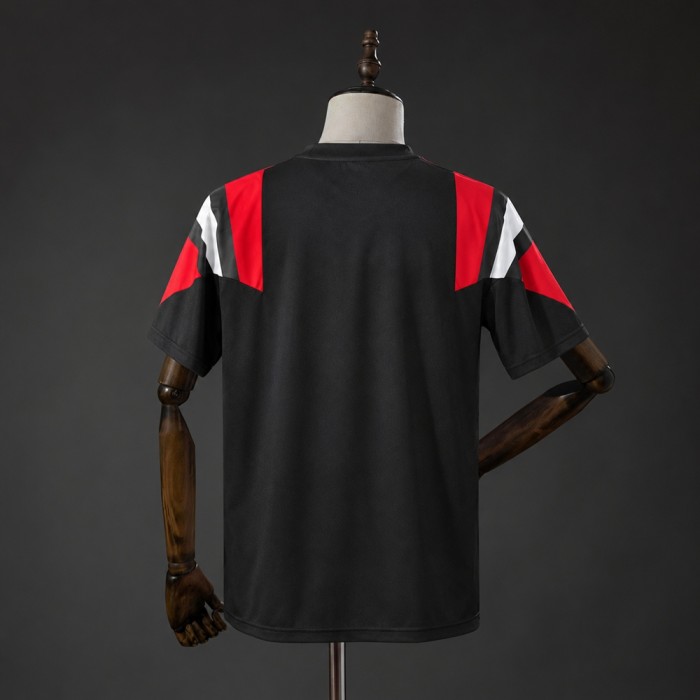 Man United Jersey 2026-2027 EQT Black Retro Football Kit Soccer Shirt