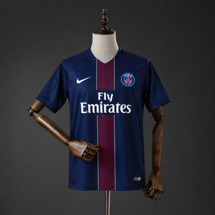 PSG Jersey 2015-2016 Home Retro Football Kit Soccer Shirt