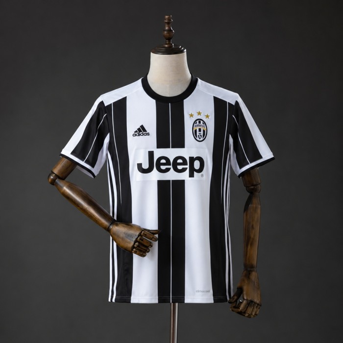 JUV Jersey 2016-2017 Home Retro Football Kit Soccer Shirt