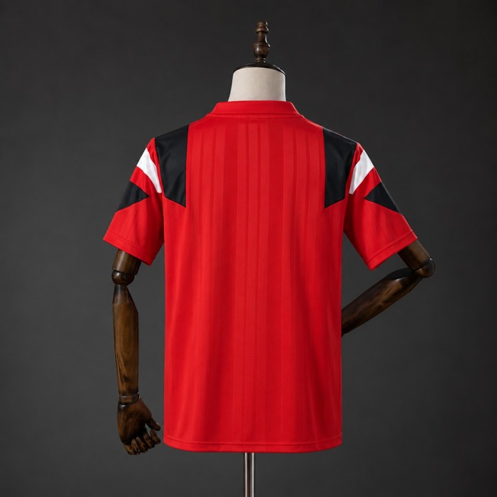 Man United Jersey 2026-2027 EQT Red Retro Football Kit Soccer Shirt