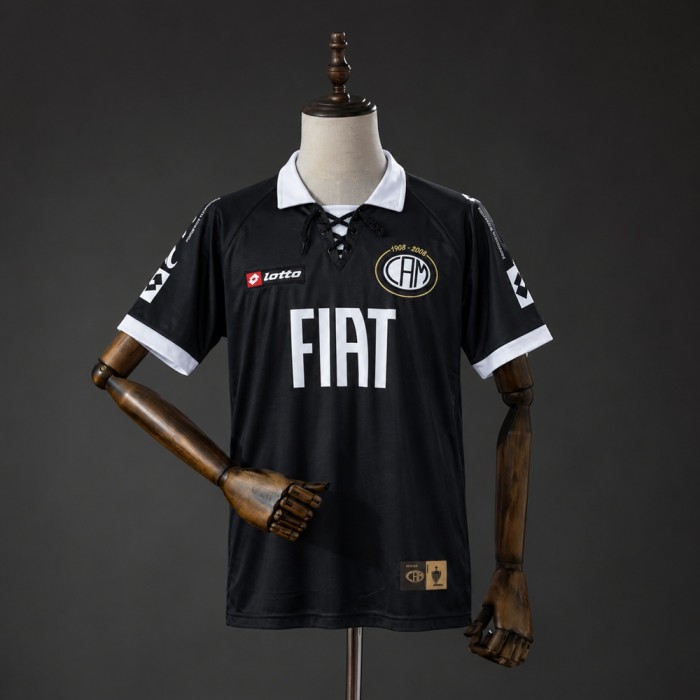 Mineiro Jersey 2008 Black Retro Football Kit Soccer Shirt