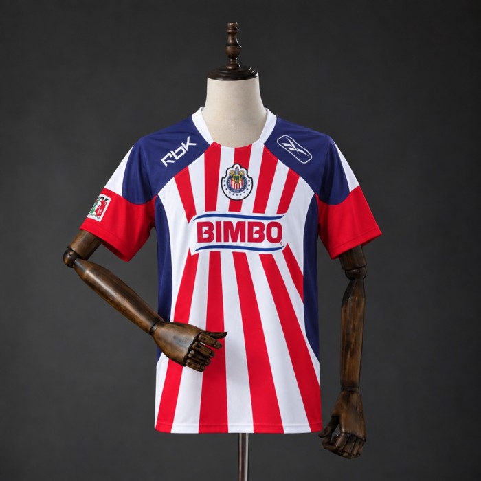 Chivas Jersey 2008-2009 Home Retro Football Kit Soccer Shirt