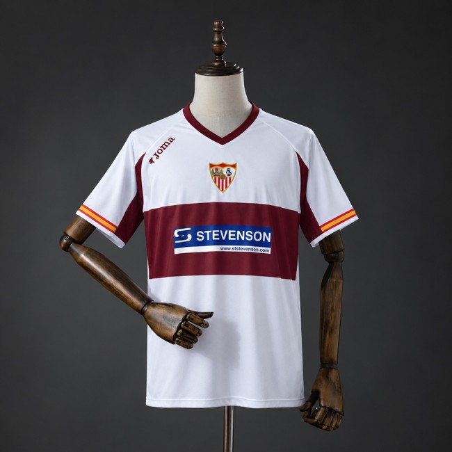 Sevilla Jersey 2005-2006 Home Retro Football Kit Soccer Shirt