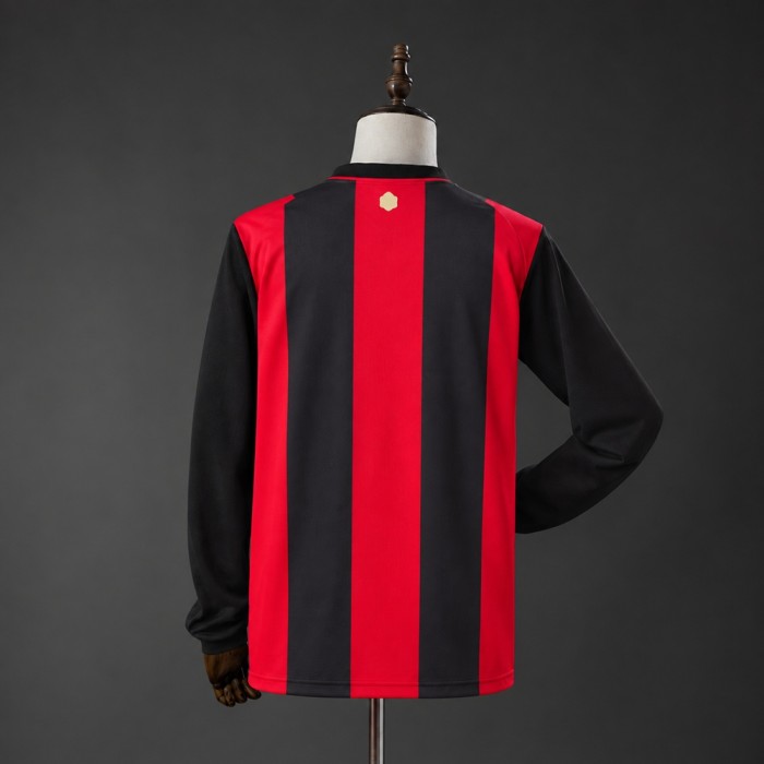 AC Milan Jersey 2026-2027 Home Long Sleeves Football Kit Soccer Shirt