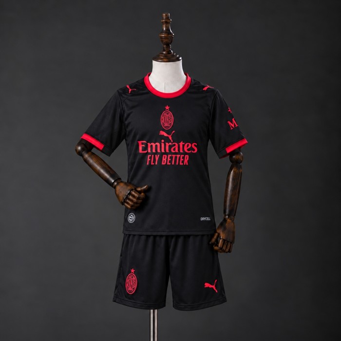 Kids AC Milan Jersey 2026-2027 Third Football Kit Soccer Shirt