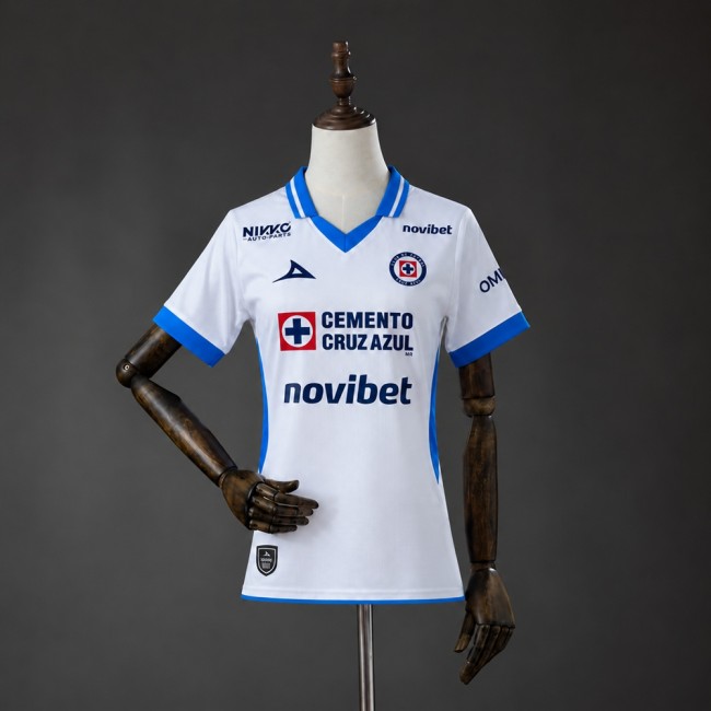 Women Cruz Azul Jersey 2026-2027 Away Football Kit Soccer Shirt
