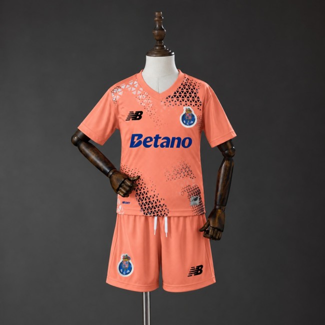 Kids Porto Jersey 2026-2027 Goalkeeper Football Kit Soccer Shirt