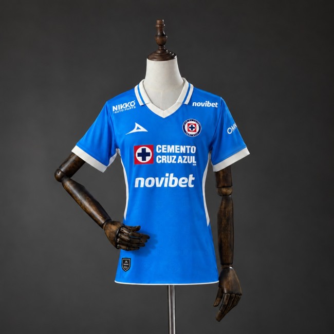 Women Cruz Azul Jersey 2026-2027 Home Football Kit Soccer Shirt