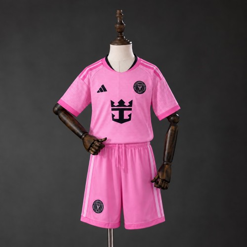 Kids Inter Miami Jersey 2026-2027 Home Football Kit Soccer Shirt