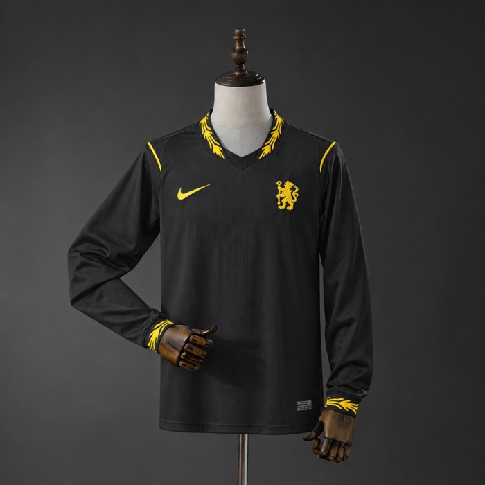 Chelsea Jersey 2026-2027 Away Long Sleeves Football Kit Soccer Shirt