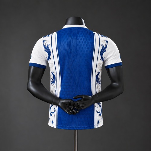 Player Version Al-Hilal Riyadh Jersey 2026-2027 Retro Polo Football Kit Soccer Shirt